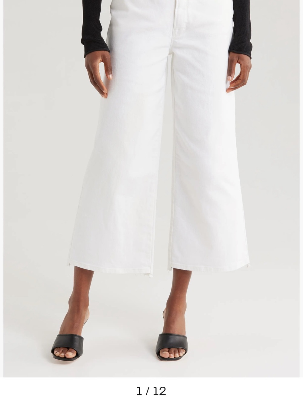 Good Waist Crop Palazzo Jeans